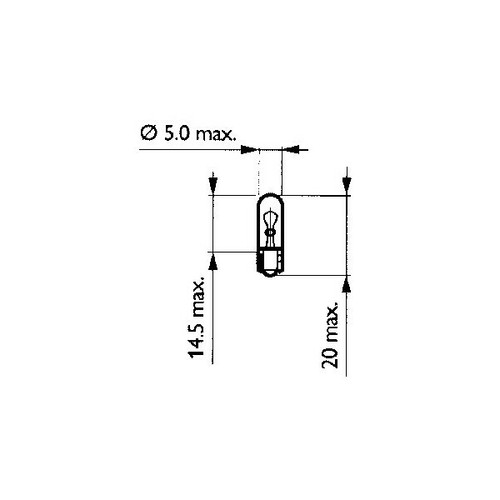 Philips 12v t5 - 12v-1.2w, dashboard