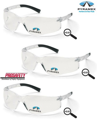 Ztek 0 clear bifocal - 3-, +2.0