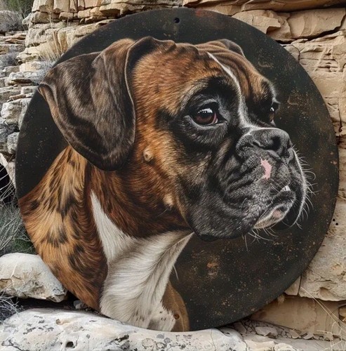 Boxer dog lover classic metal - lover,