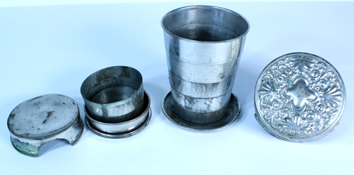Antique 1897 collapsible - 1897, metal