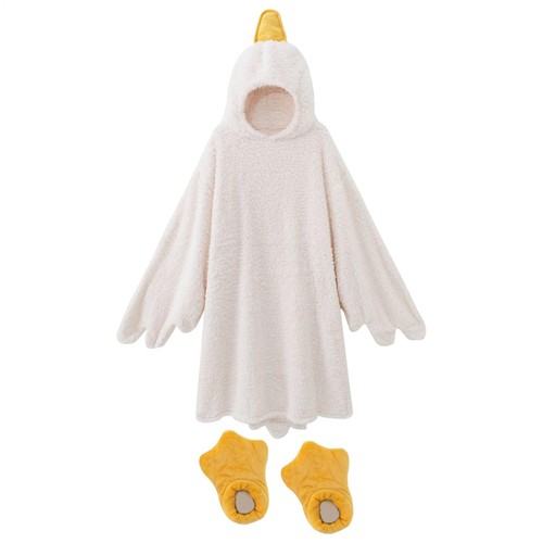 Wearable goose blanket - wearable, hoodie