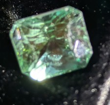 Green Kunzite 8.65 Ct  paraiba Bluish Green colour. Big.Afghanistan