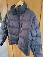 Berghaus Hydrodown 600 Duck Feather Puffer Jacket Coat Warm Black Mens Small