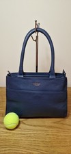 Osprey Leather Two Compartment Handbag BNWOT Blue NEW F11