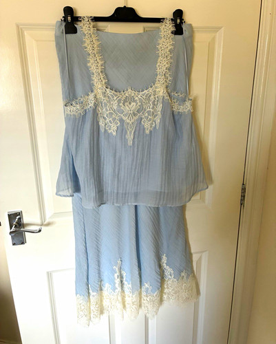 Zara women blue lace - zara,