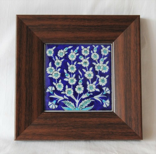 Vintage turkish wood framed - vintage,