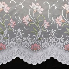 Bella Net Curtains, White with