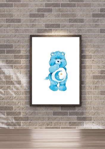Bedtime bear poster - bedtime, a4