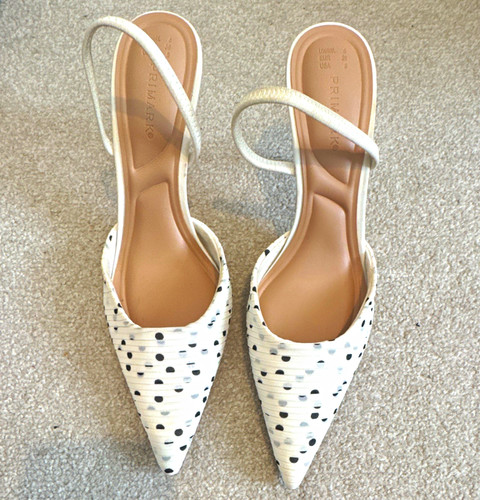 Primark cream black polka - primark, dot