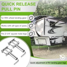 Quick Release Pull Pins for RV Fifth Wheel Landing Gear OEM Specification Set