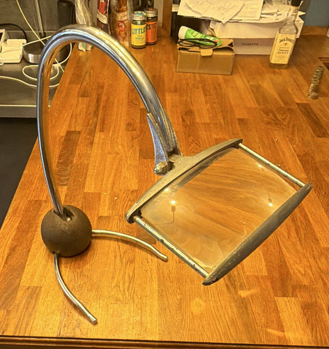 Metal desk bench magnifying - desk/bench,