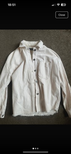 Zara cream corduroy - corduroy, jacket