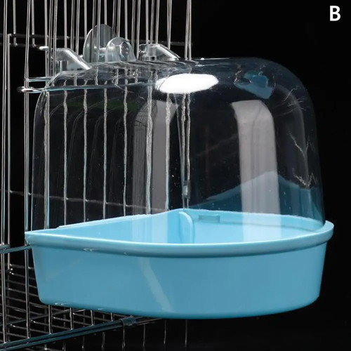 Hanging bird bath box - bird,