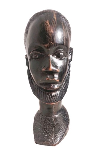 African ebony wood hand carved - ebony,