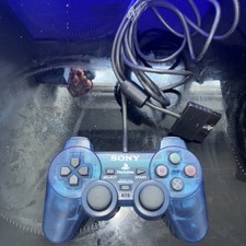 Official Clear Blue Sony PS2