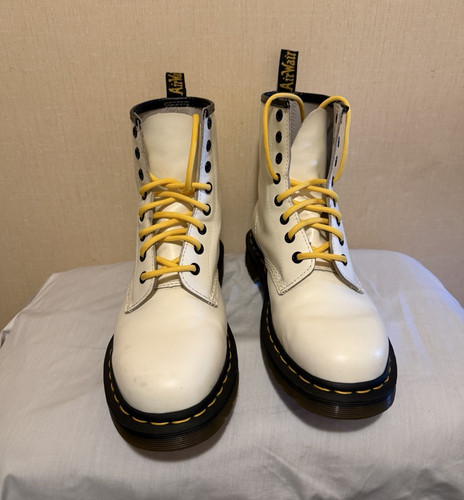 Martens 1460 white leather - martens,