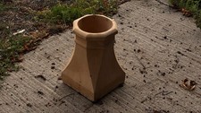 Terracotta Chimney Pot – 18” Tall Octagonal Vintage Topper, OPEN TO OFFERS