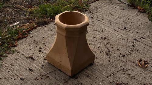 Terracotta chimney pot - chimney,