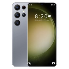 Grey Ultra 5G Unlocked Android 15 Smartphone 6.8" Dual SIM Mobile Phone 256GB 