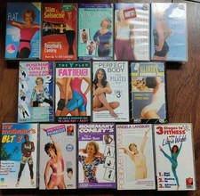 Fitness Vhs Video Ladies Geri Rosemary Conley Joanna Hall