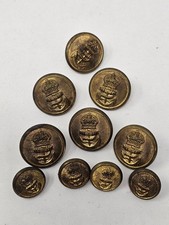 Brass Royal Navy KC Buttons 6