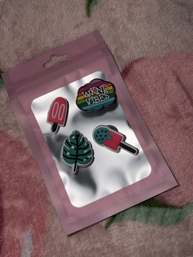 Summer themed croc charms - croc,
