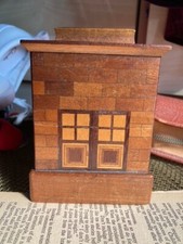 Japanese House Puzzle Box Rare Hakone Yosegi Karakuri Marquetry Secret Wooden