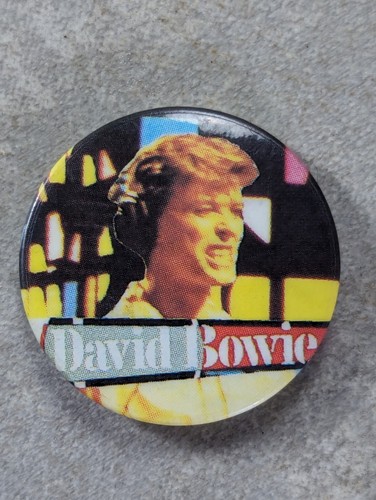 Vintage 80s david bowie - bowie, pin