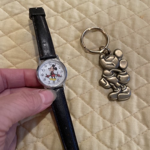 Mickey mouse keychain and - keychain,