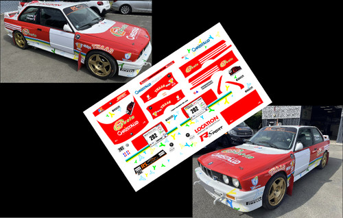 Decals bmw e30 t - 1/43],