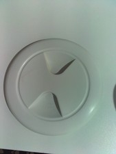 White plastic dinghy