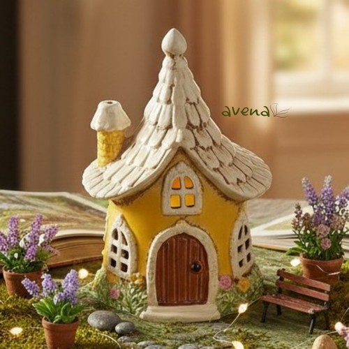 Garden house yellow - garden, village