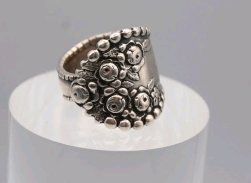 Antique sterling silver ring - silver,