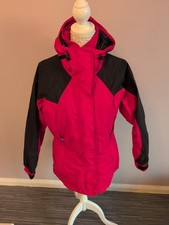 Keela Ladies Munro Waterproof Jacket Zipped Pockets Dual Protection Size 10 