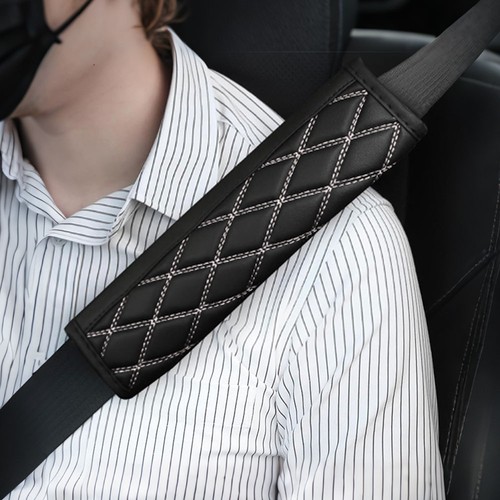 Black leather car - pu,
