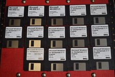 Microsoft MS-DOS 6.2 & Windows For Workgoups 3.11 3.5" Diskettes