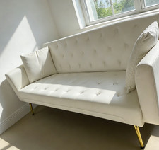 71" Velvet Futon Sofa Bed with