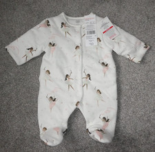 BABY GIRLS PADDED SLEEPSUIT UP