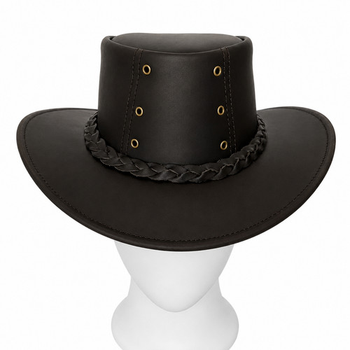 Handmade dark brown leather - handmade,