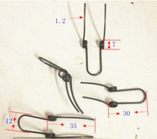 New 6pcs Wire diameter: 1.2mm Double torsion spring Torsion spring