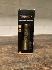 Professional T9 Men's Vintage Cordless Hair Clipper Trimmer with USB Recharge