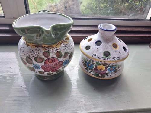 Vintage hand painted - , italian