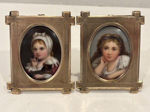 Antique porcelain hand painted - hand,