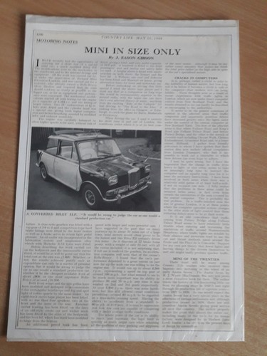 1968 converted riley elf - converted,