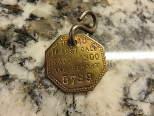 Vintage colliery check brass - colliery,