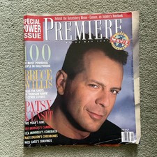 1991 MAY PREMIERE MAGAZINE - BRUCE WILLIS FRONT COVER 