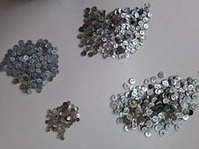 Natural Mother of Pearl Shell Round Buttons - 2 hole - 9mm, 11mm, 14mm x 10