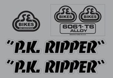 SE Racing PK ripper decal Set