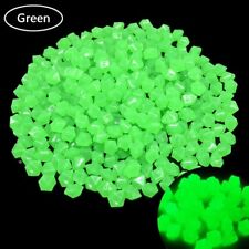 Glow in the Dark Pebbles Stones Luminous Garden Path Aquarium Decor Fish Tank UK