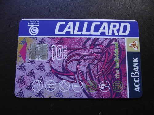 Irish callcard phonecard - irish, callcard/phonecard